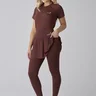 saia calca pliassada marrom para mulheres de ate 1 60 de altura collab tamiris rodrigues epulari 9