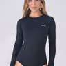Body Manga Longa Preto Térmico Peluciado UV50 Epulari