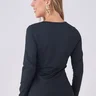blusa preta manga longa segunda pele termica para neve epulari 10