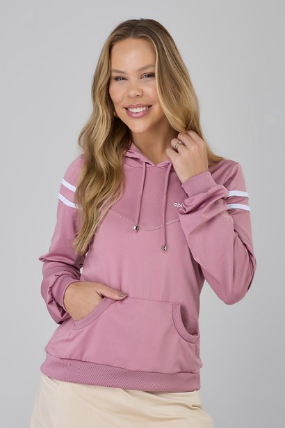 Blusa De Frio Manga Longa Rosa Elegante Térmica Proteção Solar Epulari
