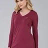 blusa manga longa tapa bumbum bordo poliamida epualri 3