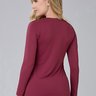 blusa manga longa tapa bumbum bordo poliamida epualri 11