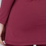 blusa manga longa tapa bumbum bordo poliamida epualri 14
