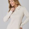 blusa manga longa suedine off white epulari 2