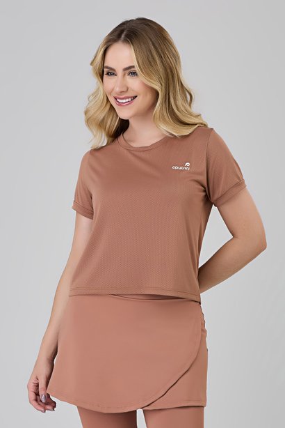 Cropped Feminino Cookie Poliamida Proteção UV Epulari 