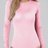 body rosa manga longa feminino em renda de poliamida epulari 4