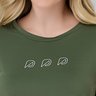 cropped verde militar em poliamida com estampa epulari 4