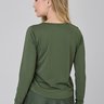 cropped verde militar em poliamida com estampa epulari 10