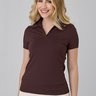 blusa polo marrom em poliamida epulari 2