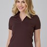 blusa polo marrom em poliamida epulari 9