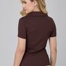 blusa polo marrom em poliamida epulari 10