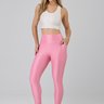 calca comprida com bolso de academia rosa em poliamida shine epulari 2