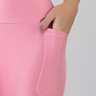 calca comprida com bolso de academia rosa em poliamida shine epulari 6