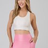 calca comprida com bolso de academia rosa em poliamida shine epulari 7