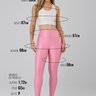 calca comprida com bolso de academia rosa em poliamida shine epulari 8