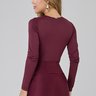 calca legging bordo em poliamida shine epulari 1