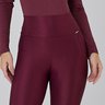 calca legging bordo em poliamida shine epulari 4