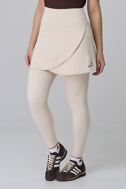 Saia Calça Comprida Off White Poliamida Para Mulheres Com Até 1,70m De Altura Epulari