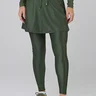 saia calca comprida verde militar poliamida shine epulari 3