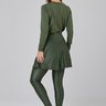 saia calca comprida verde militar poliamida shine epulari 10