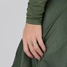 saia calca comprida verde militar poliamida shine epulari 13