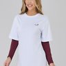t shirt em algodao branco alongada com estampa exclusiva epulari 3