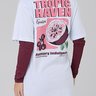 t shirt em algodao branco alongada com estampa exclusiva epulari 12
