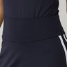 short saia preto em poliamida com galao branco na lateral epulari 6