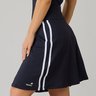 short saia preto em poliamida com galao branco na lateral epulari 12