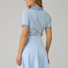 short saia moda fitness modesta evangelica azul claro em poliamida epulari 1