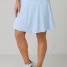 short saia moda fitness modesta evangelica azul claro em poliamida epulari 3