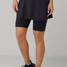 short saia preto para corrida com bolsos epulari 3