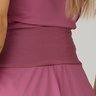 saia calca comprida moda fitness evangelica na cor uva epulari 14