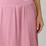 short saia pliassado moda modesta na cor rosa em poliamida epulari 5