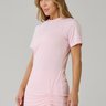 t shirt alongada tapa bumbum em poliamida dry fit na cor rosa claro epulari 6
