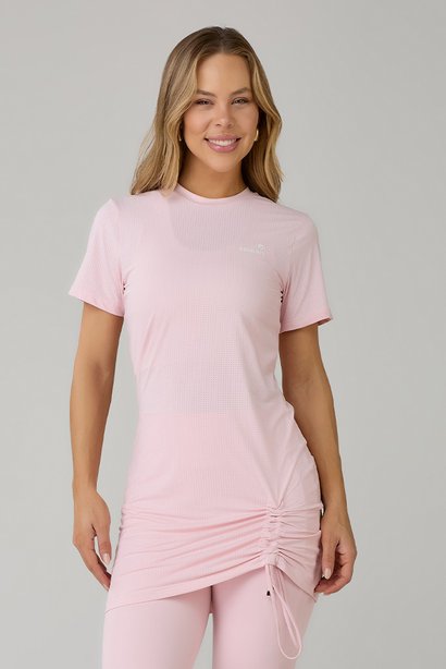 T-shirt Tapa Bumbum Ajuste de Comprimento Poliamida Epulari