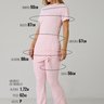 t shirt alongada tapa bumbum em poliamida dry fit na cor rosa claro epulari 8
