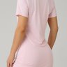 t shirt alongada tapa bumbum em poliamida dry fit na cor rosa claro epulari 11
