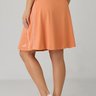 short saia laranja moda evangelica em poliamida epulari 11