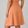 short saia laranja moda evangelica em poliamida epulari 12