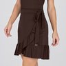 short saia cafe marrom poliamida moda praia evangelica epulari 4