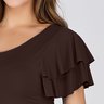 short saia cafe marrom poliamida moda praia evangelica epulari 8