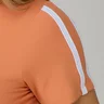 cropped de academia laranja poliamida epulari 6