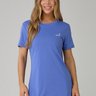 camiseta tapa bumbum na cor azul em poliamida epulari 6