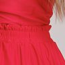 short saia vermelho morango moda praia modesta evangelica epulari 1