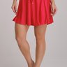 short saia vermelho morango moda praia modesta evangelica epulari 2