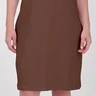 vestido camisetao de algodao na cor marrom epulari moda fitness evangelica 3