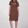 vestido camisetao de algodao na cor marrom epulari moda fitness evangelica 5