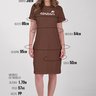 vestido camisetao de algodao na cor marrom epulari moda fitness evangelica 8