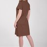 vestido camisetao de algodao na cor marrom epulari moda fitness evangelica 10